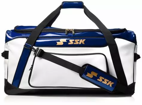 Shoulder bag enamel catcher equipment and helmet case White x D Blue [SSK] (1063)