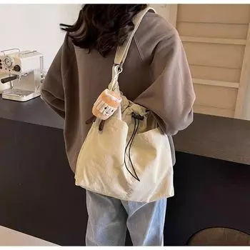 Shoulder Bag for Women Large Capacity Casual Canvas Bag New Style Tote Bag for College Students Commuting Crossbody Bag for Women