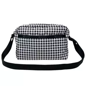 Shoulder bag ladies 2434 U254 GINGHAM CHECK NOIR [LeSportsac] [item]
