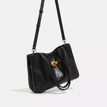 Shoulder Bag Large Capacity Underarm Bag Tote Bag High-end Niche Design Women s Bag Soft Leather Casual Trendy and Versatile One Size