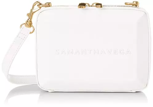 Shoulder Bag Nano Square Stone Shoulder Bag 72210130331 White [Samantha Vega] Women s
