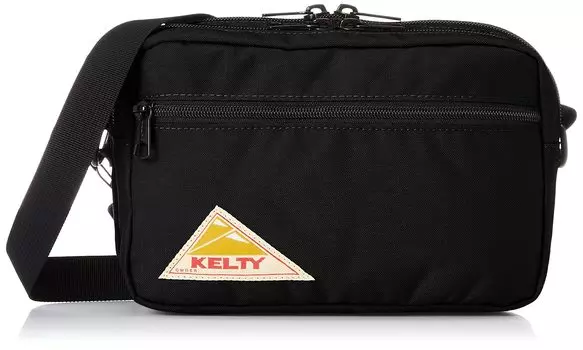 Shoulder bag RECTANGLE ZIP SHOULDER Black [Kelty]