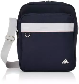 Shoulder Bag School Bag A4 File 11L Scuba Shoulder Navy x Pink [Adidas] No.67176 Women s