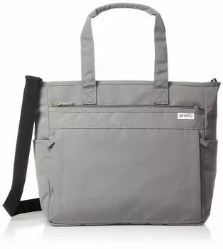 Shoulder bag SPS Lightweight heathered poly 2WAY tote light gray [Anello Grande] GU-H2316 water-repellent