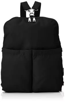 Shoulder bag VOUS ET Front Pocket 2WAY Bag Ladies Black [Isac] (10)