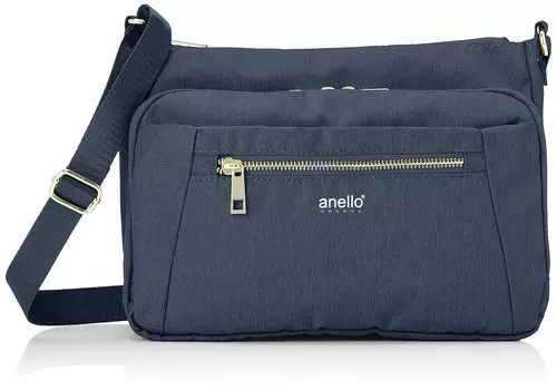 Shoulder Bag Water Repellent Crossbody Bag 10 Pockets GL GTC4132 Navy [Anello Grande] Women s