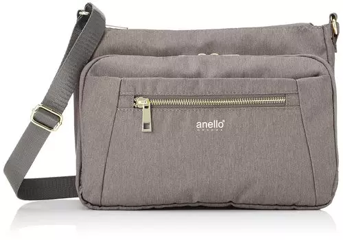 Shoulder Bag Water Repellent Crossbody Bag 10 Pockets GL GTC4132 Light Gray [Anello Grande] Women s