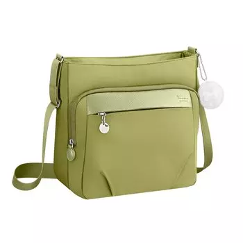 Shoulder Bag with Pocket B5 Size Vertical Multifunctional Yellow Green [Kanana Project] PJ1-4th Anti-Virus Women s No.67643