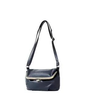 Shoulder bag with snap closure BK [Legato Largo] LG-V0121 Women s