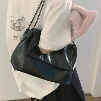 сумки через плечо ручная сумка Женская Нишевая сумка под мышкой женская новая модная летняя сумка-цепочка большой вместимости сумка через плечо