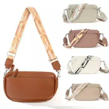 Shoulder Bags Women s Fashion Crossbody Bag - Large Capacity Stylish Shoulder Purse with Zip & Wide Adjustable Strap (Casual Boho Chic) чёрный