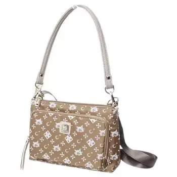 Shoulder Crossbody Cat Dayan the Cat Oak [Wachifield] Women s Bag, Bag, Monogram, Stylish, Cat, Pattern, WTSK-01 wtsk-01-oak-2