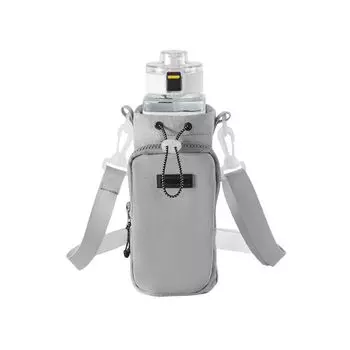 Shoulder Strap Water Bottle Holder Front Pocket Water Bottle Sling Bag Case Tumbler