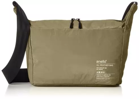 Shoulder water large A4 AIR ATT0632 Olive [Anello] bag, crossbody, repellent, lightweight, capacity,