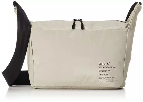 Shoulder water large A4 AIR light gray [Anello] bag, crossbody, repellent, lightweight, capacity, ATT0632,