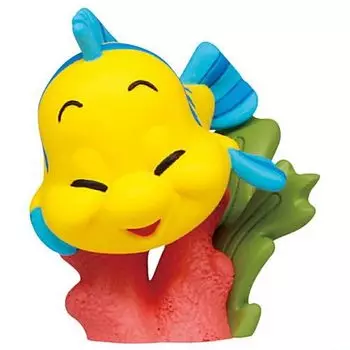 Shoulders Little Mermaid Gacha Gacha Capsule Toy Fig. [3. Flounder] (single item)