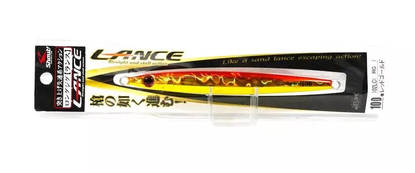 Shout 102-LC Metal Jig Lance Slow Fall Long 100 грамм RG (7895)