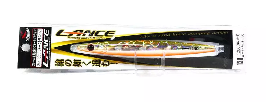 Shout 103-LC Metal Jig Lance Slow Fall Long 130 грамм НЕТ (7994)