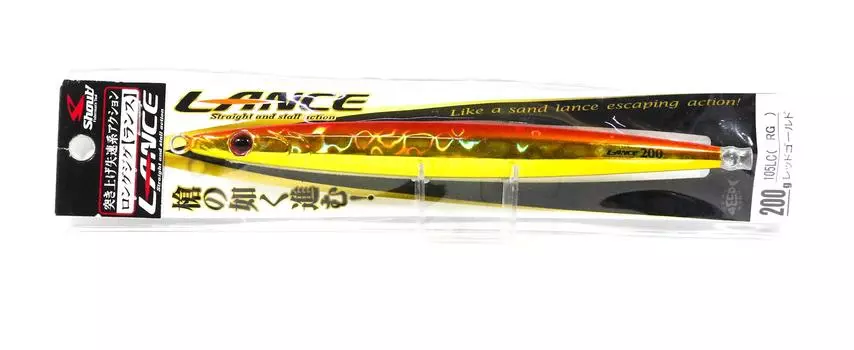 Shout 105-LC Metal Jig Lance Slow Fall Long 200 грамм RG (8281)