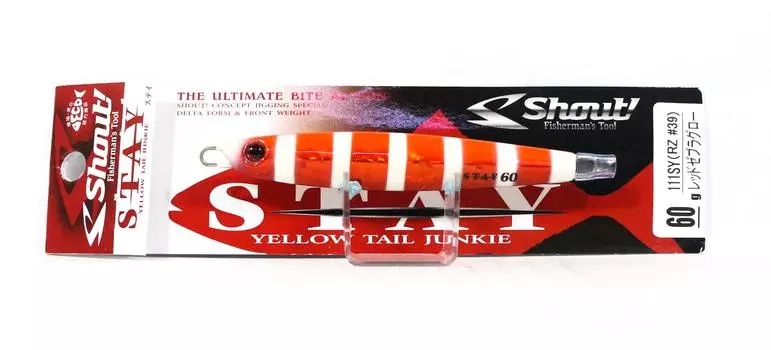 Shout 111-SY Металлический джиг Stay 60 грамм RZ (3287) ПОСТОЯННОГО ТОКА