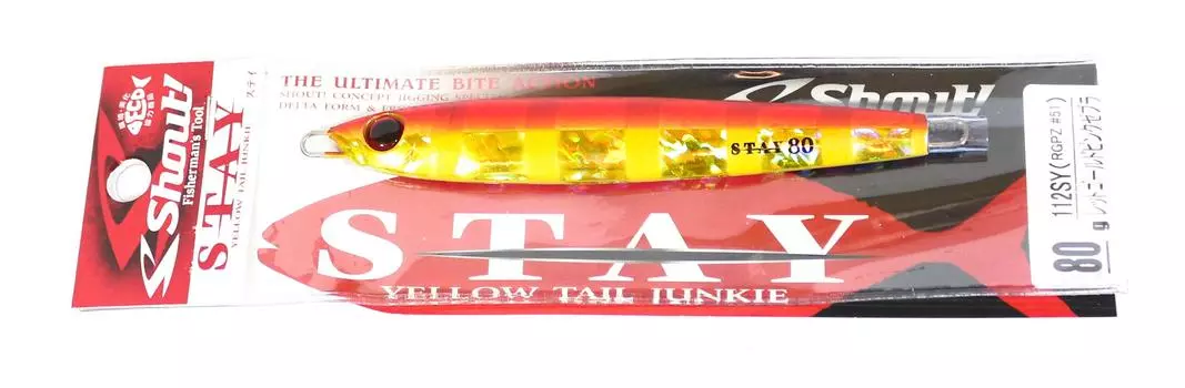 Shout 112-SY Металлическая джиг-штейка 80 грамм РГПЗ (2455)