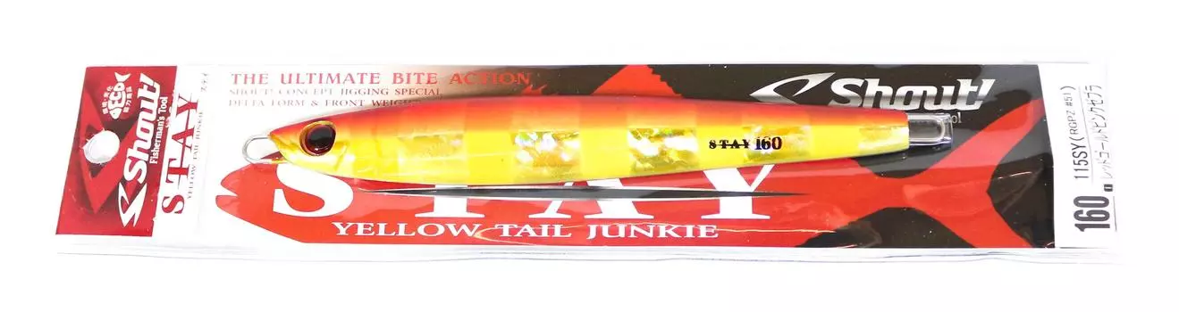 Shout 115-SY Металлическая джиг-штейка 160 грамм РГПЗ (2486)