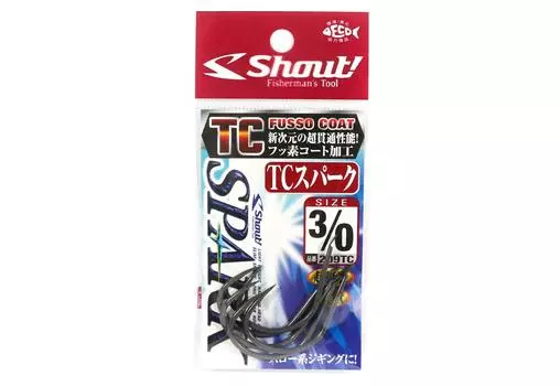 Shout 209-TC TC Spark Jigging одинарный крючок, размер 3/0 (1946 год)
