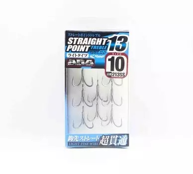 Shout 213-SS Тройной крючок с прямым острием, размер 10 (2775)