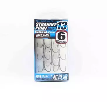 Shout 213-SS Тройной крючок с прямым острием, размер 6 (2799)