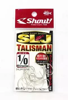 Shout 234-TM SLJ Talisman Super Light джиговый крючок, размер 1/0 (2362)