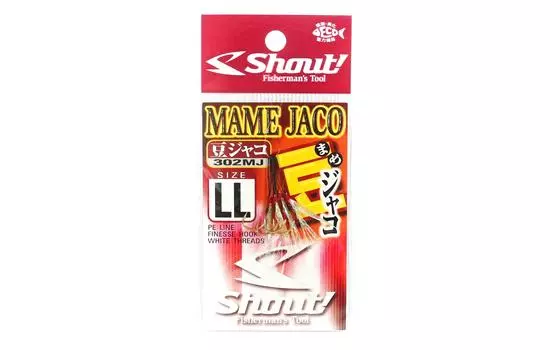 Shout 302-MJ Mame Jaco Сверхлегкий вспомогательный крючок, размер LL ( 6 ) (4553)