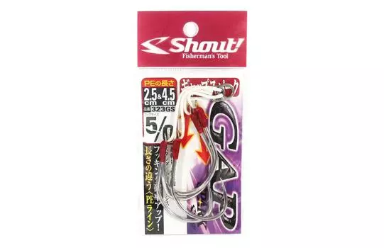 Shout 323-GS Gap Spark Twin Rigged Вспомогательный крючок, размер 5/0 (3652)