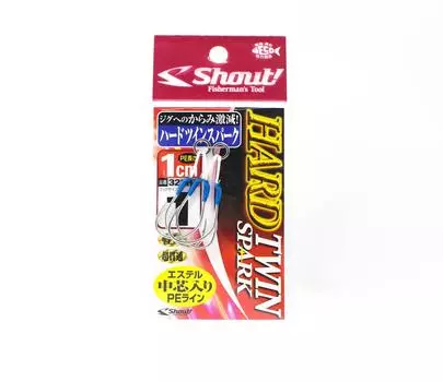 Shout 325-HT Hard Twin Spark Rigged Вспомогательные крючки 1 см размер 1 (0285)