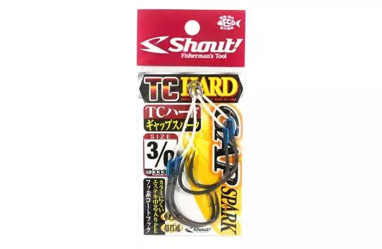 Shout 333-HG TC Вспомогательные крючки с двойной оснасткой Spark Hard Gap, размер 3/0 (2127)
