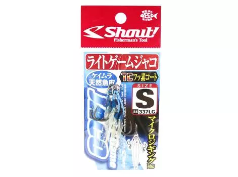 Shout 337-LG Light Game Jaco Rigged Assist Хирамаса Крючок Размер S (4329)