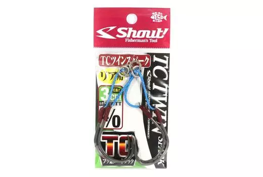 Shout 340-TT TC Двойные крючки для искрообразования, 3 см, размер 4/0 (5470)