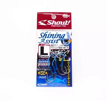 Shout 345-SA Shining Assist для джиггинга с одинарным крючком, размер L (5548)