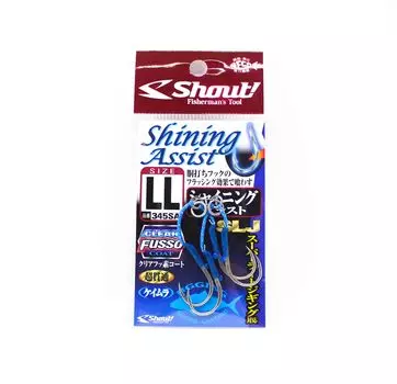 Shout 345-SA Shining Assist для джиггинга с одинарным крючком, размер LL (5555)