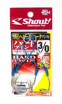 Shout 355-VD Heavy Spark Hard Twin Assist Hook 4 см Размер 3/0 (6170)