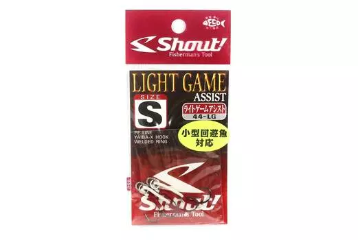 Shout 44-LG Light Game Twin Assist Крючки Легкий Джиггинг Размер S ( 4 ) (5867)