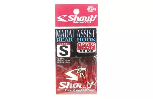 Shout 98-MR Задний крючок Madai Assist, размер S (2 ) (3922)