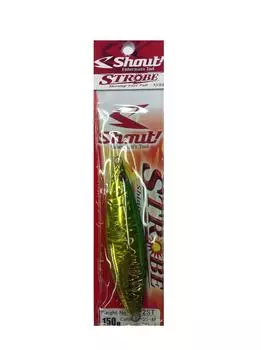 Shout Metal Jig Strobe 340g Green Gold 175ST Приманка (кричать!) #35(GG)