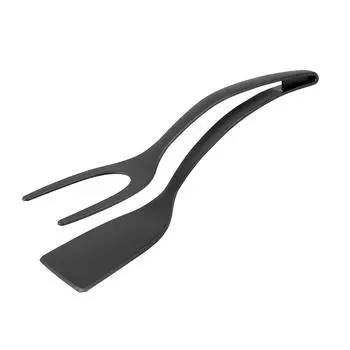 Shovel Clip Silicone Grip Flip Tongs Egg Steak Spatula Tongs Clamp Pancake Fried Turners Cooking Tool Kitchen Accessories