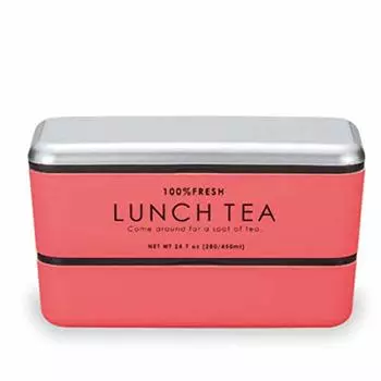 Showa Lunch Box LUNCH TEA Pink Long Angle Nest Lunch розовый