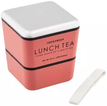 Showa Lunch Box LUNCH TEA Pink Square Nest Lunch розовый