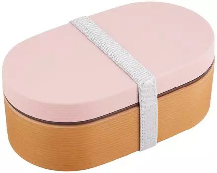 Showa Lunch Rice Wood Oval Clean Сделано в Японии 4979541 Коробка, не прилипает, Зерно, Смола, Бенто, Розовый, Пальто, Можно использовать в микроволновой печи/мыть в посудомоечной машине, 600 мл, Для мужчин, розовый