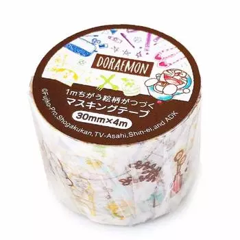 Showa Note Doraemon DoraCan Masking Tape B Pattern 821214004