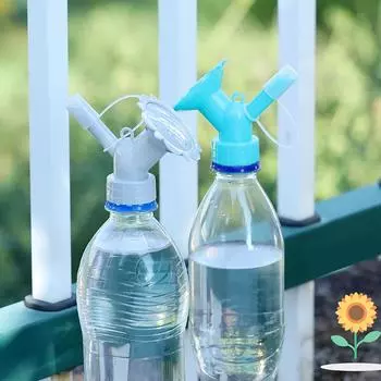 Shower Head Bottle Cap Sprinkler Flower Waterers-bottle Watering-cans Plant Plastic Watering Sprinkler Nozzle Watering Supplies жёлтый