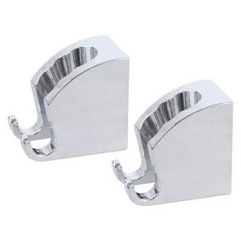 Shower Head Holder No Drilling Required Strong Adhesive Shower Stand Wall Mount with Hooks for Bathroom Accessories