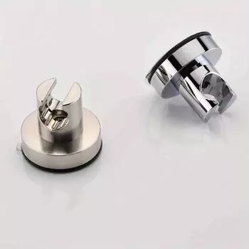 Shower Head Holder Powerful Suction Cup Shower Seat Chuck Holder Universal Sucker Showerhead Bracket for Bathroom Accessories чёрный